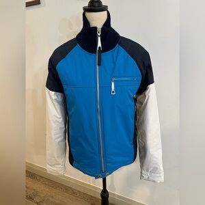 Poker Face Jeans Blue and White Jacket